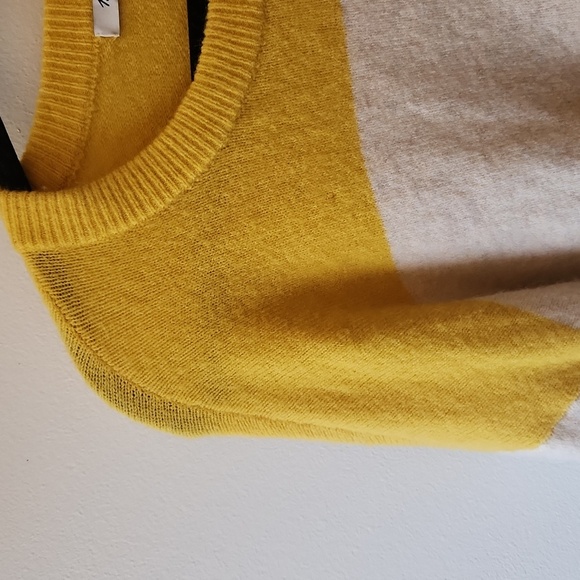 Madewell 'Gladwell' balloon sleeve fuzzy striped sweater - multicolor - Size S - Picture 6 of 10